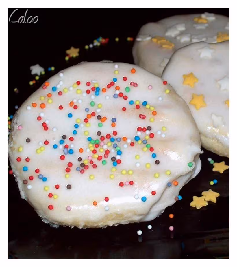 Gaufres au sucre perle glacees
