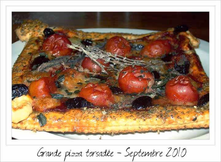 Grande pizza torsadee