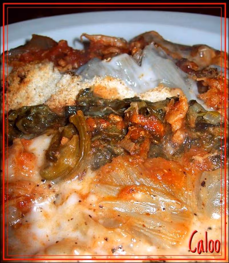 Gratin de blettes a la viande