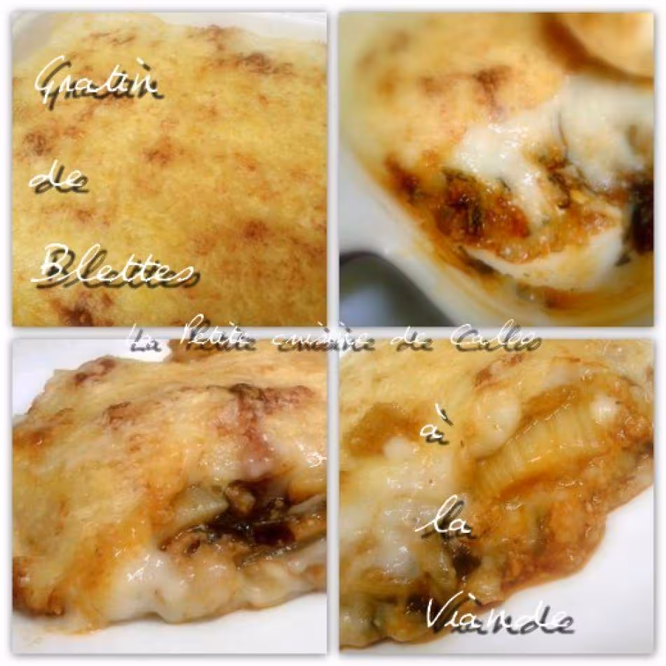 Gratin de blettes la viande