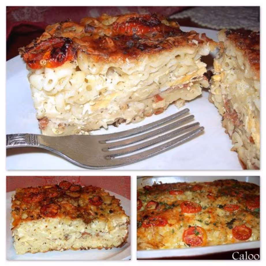 Gratin de pates au chorizo