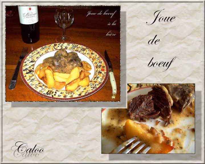 Joue de boeuf a la biere