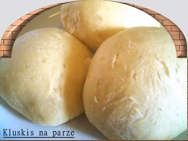 Kluskis na parze