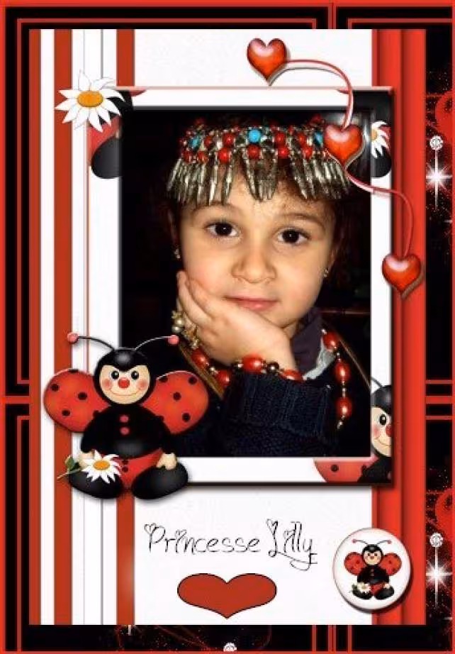 Lilly en princesse africaine