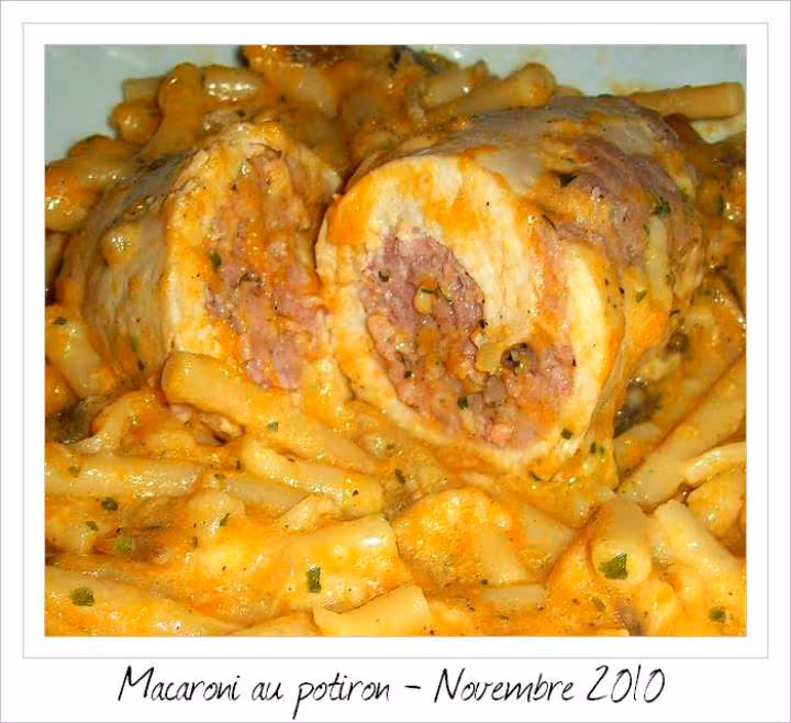 Macaroni au potiron