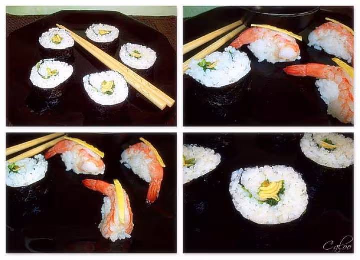 Maki sushis et nigiri sushis