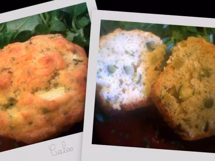 Muffins aux courgettes et au parmesan