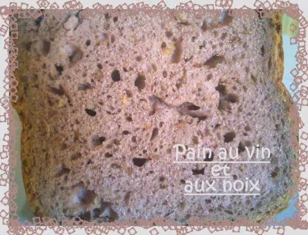 Pain au vin et aux noix