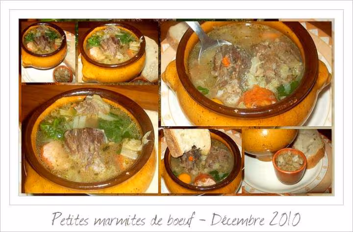 Petites marmites de boeuf