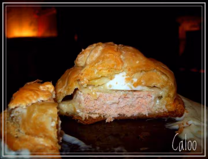 Petits feuilletes au saumon facon koulibiac