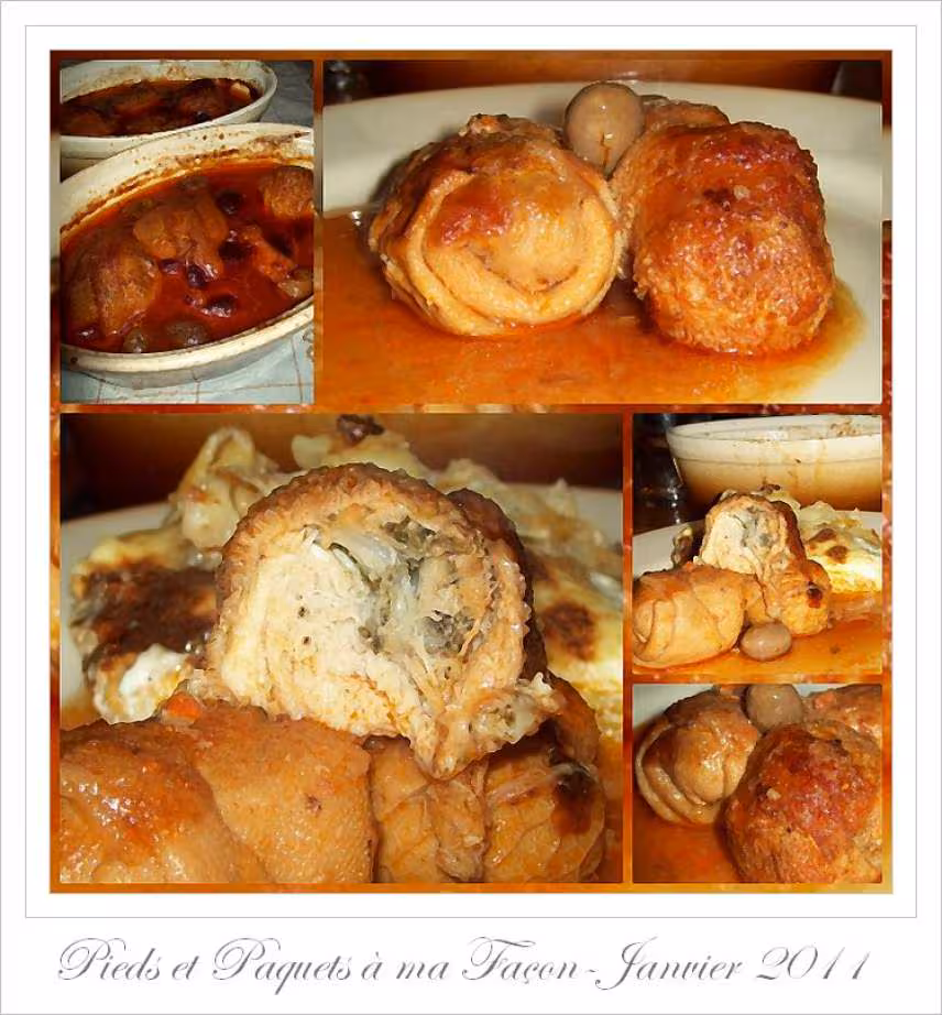 Pieds et paquets a ma facon
