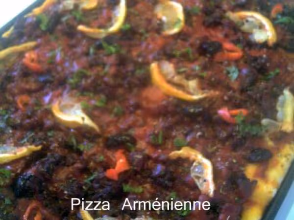 Pizza a l armenienne
