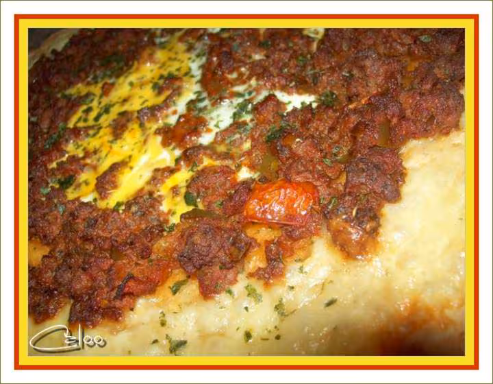 Pizza saveur chili con carne