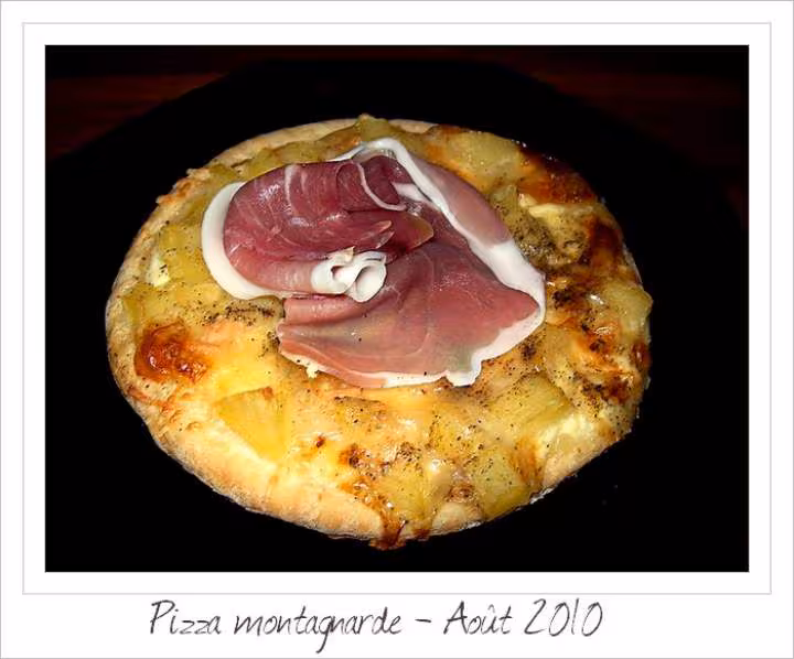 Pizzas montagnardes individuelles