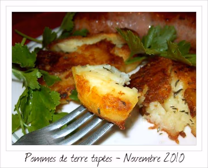 Pommes de terre tapees