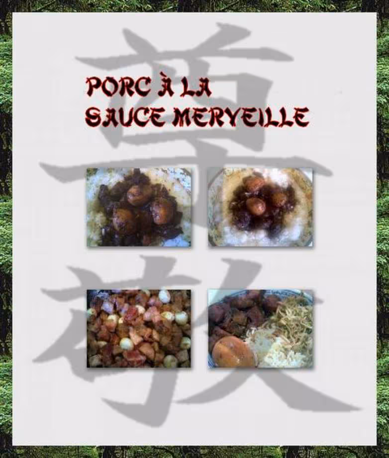 Porc sauce merveille