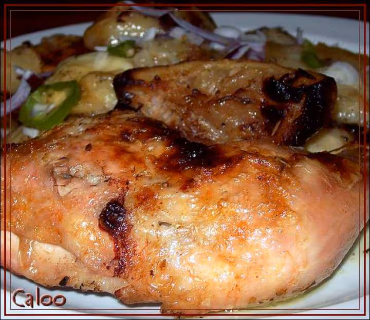 Poulet aux achards citron