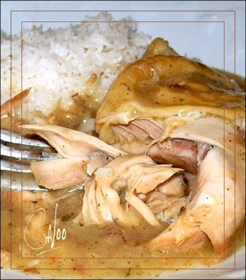 Poulet aux bananes