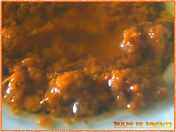 Pulpe de piments citrouilles