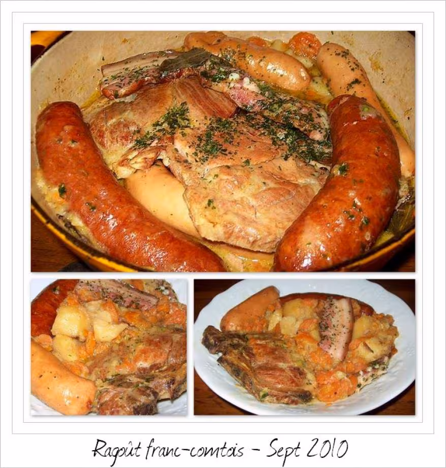 Ragout franc comtois ou brocot de carottes