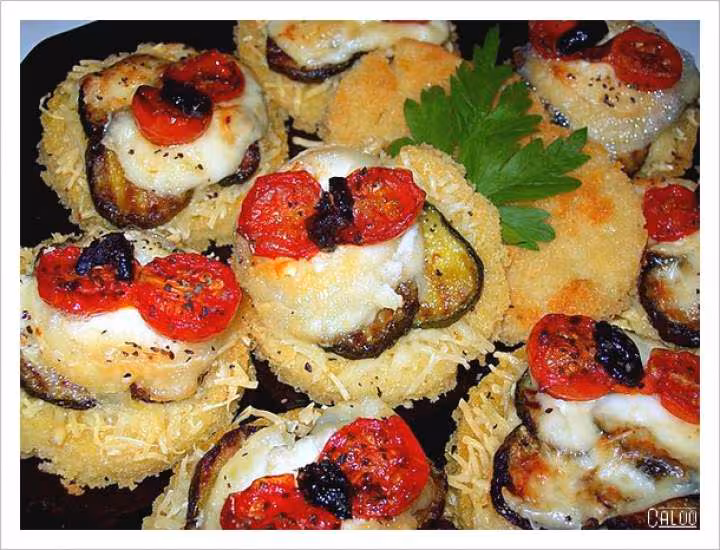 Roties de polenta au chevre