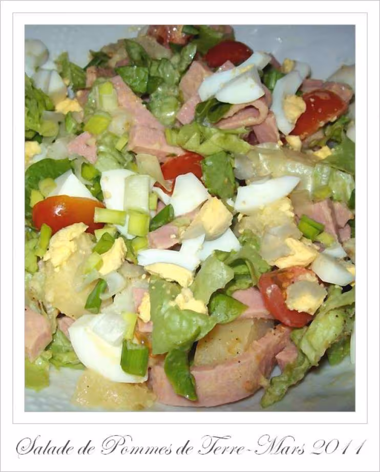 Salade de pommes de terre au cervelas