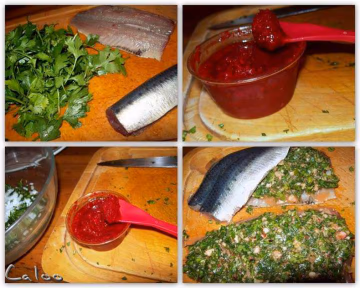Sardines a la chermoula