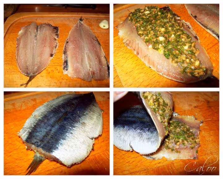 Sardines farcies