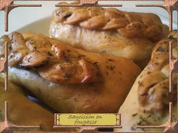 Saucisson en fougasse