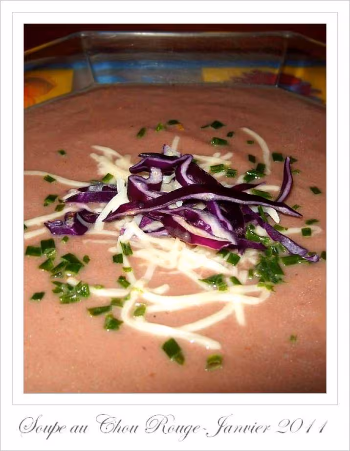Soupe au chou rouge
