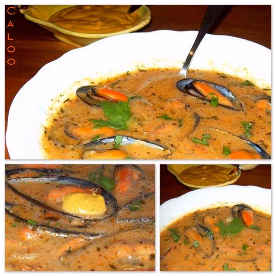 Soupe aux moules et sa rouille