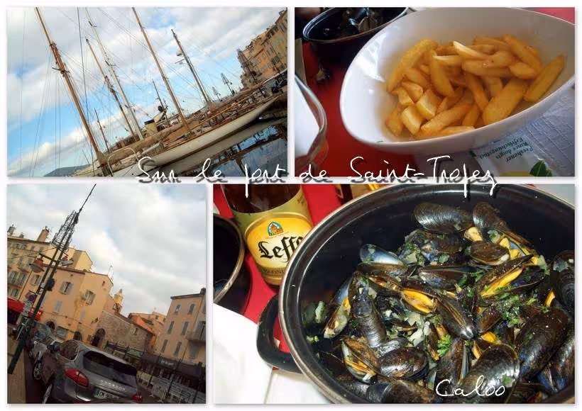 Sur le port de st tropez