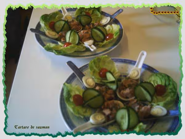 Tartare de saumon