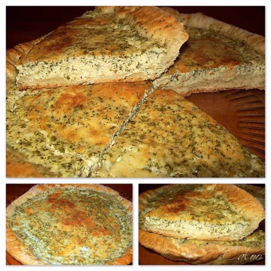 Tarte asperge et persil