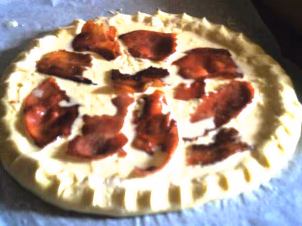 Tarte au jambon grille et 2