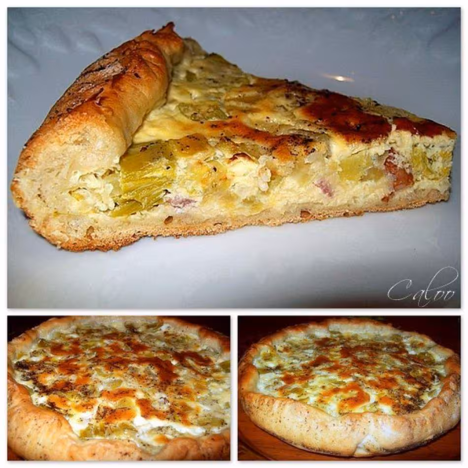 Tarte aux poireaux