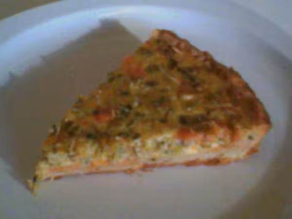 Tarte poireau saumon 1 part