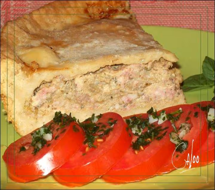 Tourte aux endives et au bleu