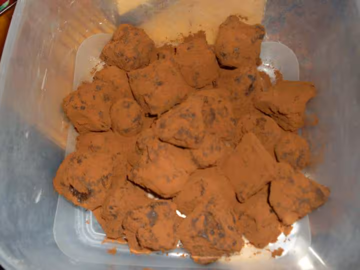 Mes truffes en chocolat