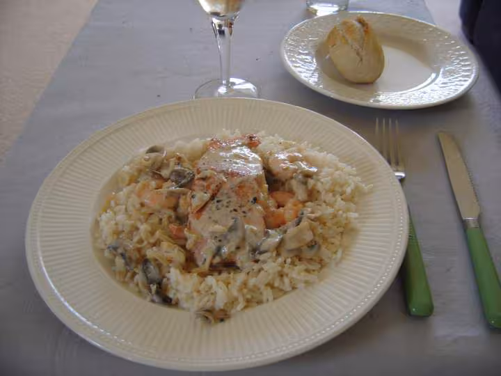 Saumon et sa sauce