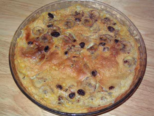 Clafoutis pomme banane