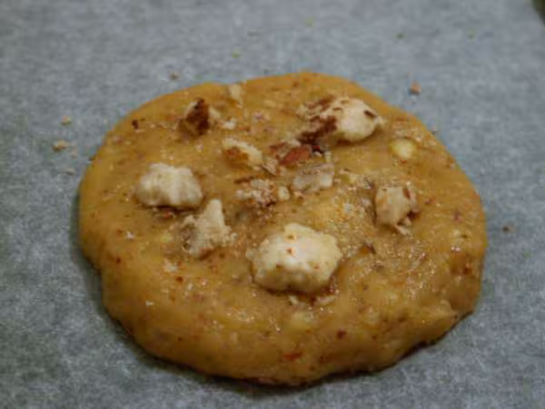 Sable aux noisettes avant cuisson