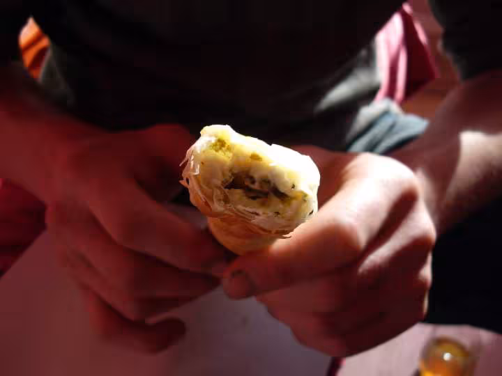 Cigares de filo a la feta