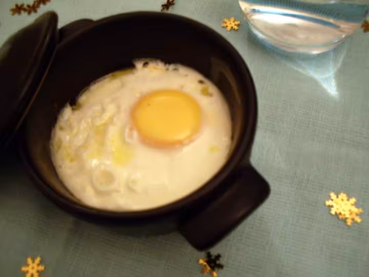 Oeufs cocotte au saumon