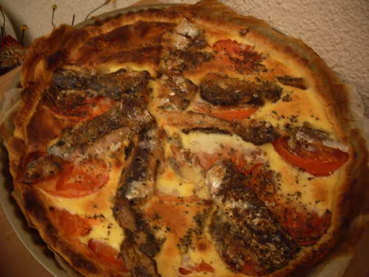 Quiche aux sardines
