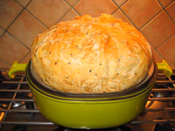 Miche de campagne en cocotte recette animo