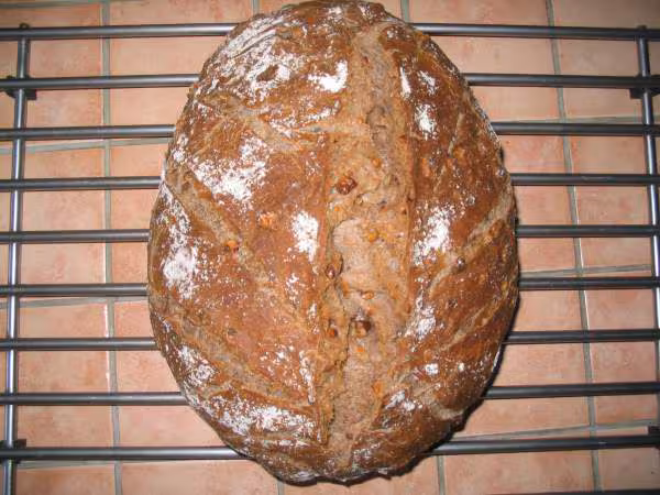 Pain campagnard aux noix