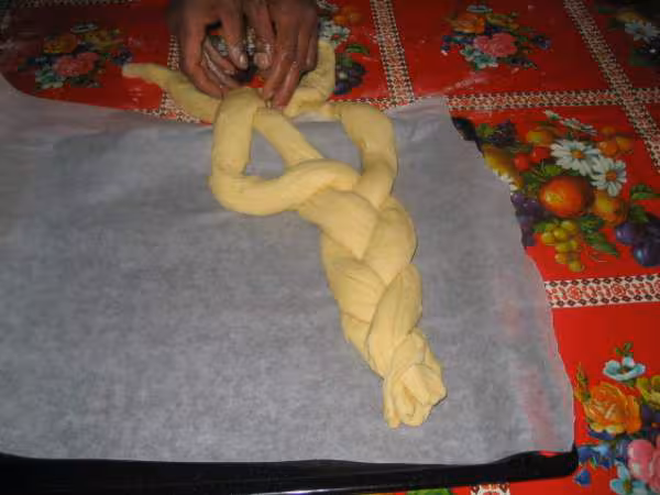 Tresser le pain au beurre