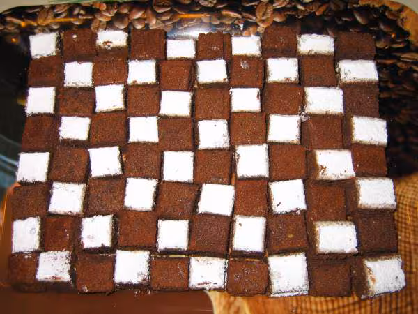 Damier au chocolat