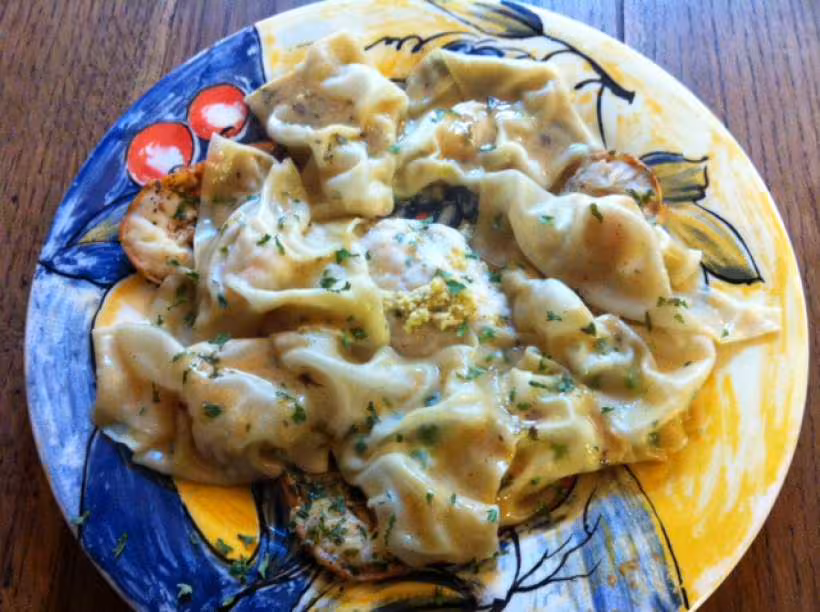 Raviolis crevettes de zhom